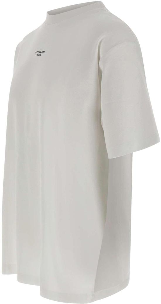 26SS 드롤드무슈 반팔 티셔츠 TS202CO002OPW WHITE - DROLE DE MONSIEUR