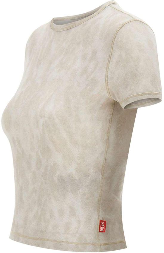 26SS 디젤 반팔 티셔츠 A235720TJBF7FYA BEIGE - DIESEL