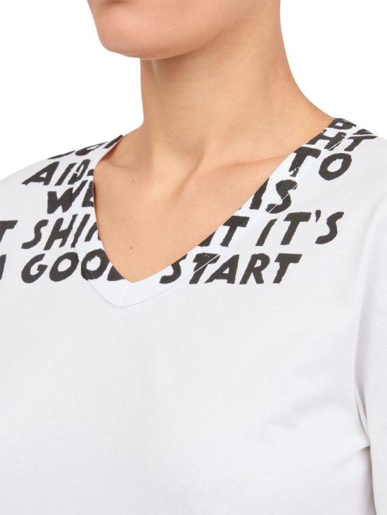 25SS 마르지엘라 반팔 티셔츠 S62GD0203M20108100 WHITE - MAISON MARGIELA