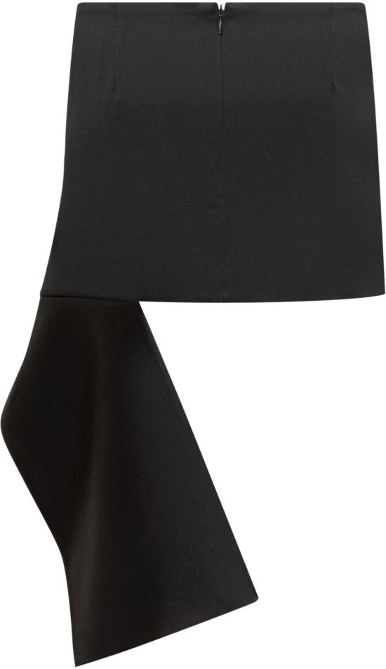 25FW 쿠레쥬 숏 스커트 425CJU313TA00079999 BLACK - COURREGES