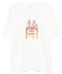 26SS 드롤드무슈 반팔 티셔츠 KTS307CO002OW DIVERS - DROLE DE MONSIEUR