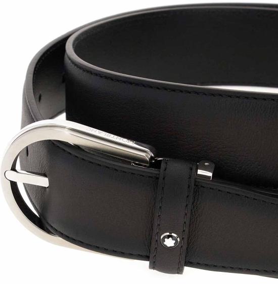 25SS 몽블랑 가죽 벨트 118414GREY - MONTBLANC