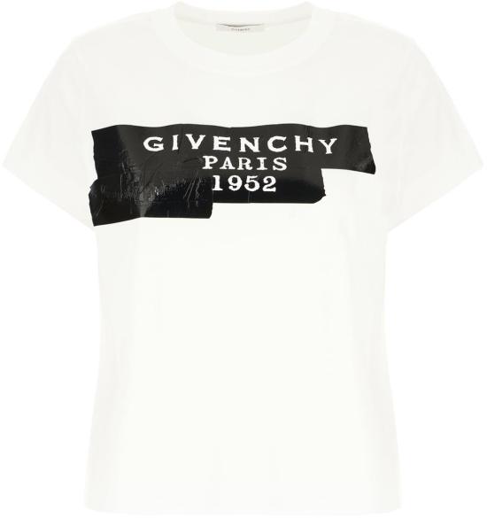 25FW 지방시 반팔 티셔츠 BW70FJP78U100 WHITE
