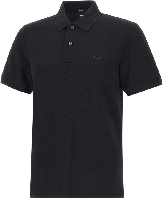 26SS 보스 폴로 티셔츠 50553564001 BLACK