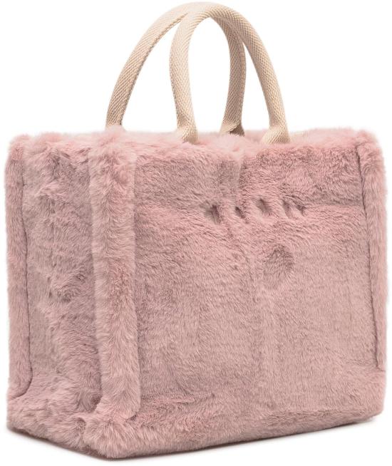 25FW 마르니 퍼 트리밍 스몰 토트백 SHMP0077U6P868100C09 PINK - MARNI