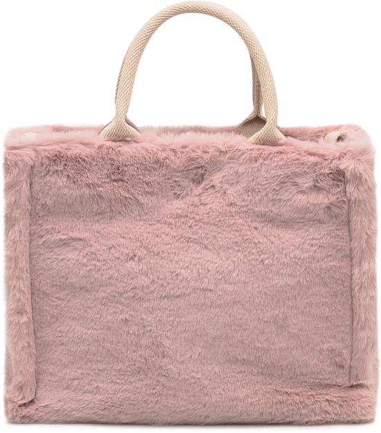25FW 마르니 퍼 트리밍 스몰 토트백 SHMP0077U6P868100C09 PINK - MARNI