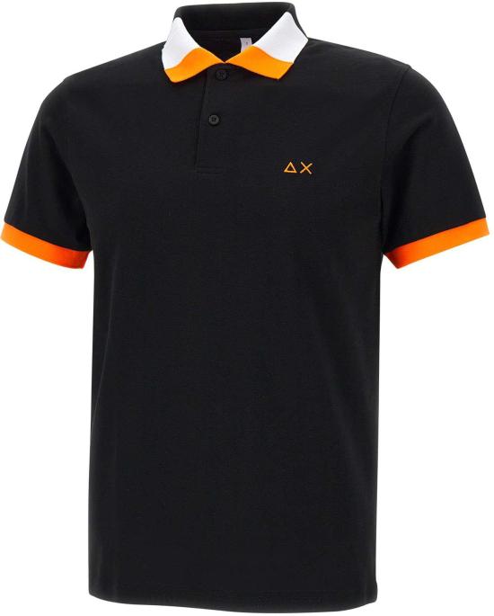 26SS 썬 68 폴로 티셔츠 A3512311 BLACK