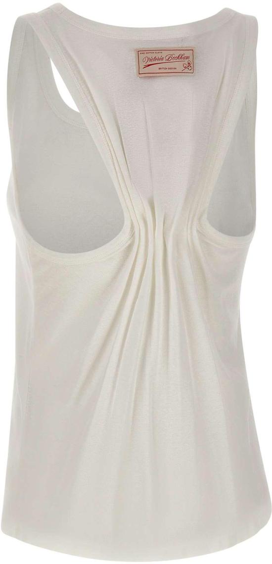26SS 빅토리아 베컴 민소매 티셔츠 1226JTP007237A6 WHITE - VICTORIA BECKHAM