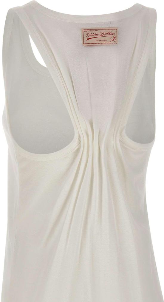 26SS 빅토리아 베컴 민소매 티셔츠 1226JTP007237A6 WHITE - VICTORIA BECKHAM