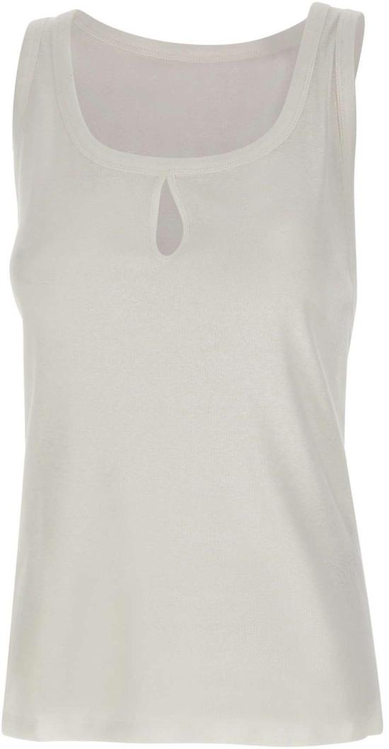 26SS 빅토리아 베컴 민소매 티셔츠 1226JTP007237A6 WHITE