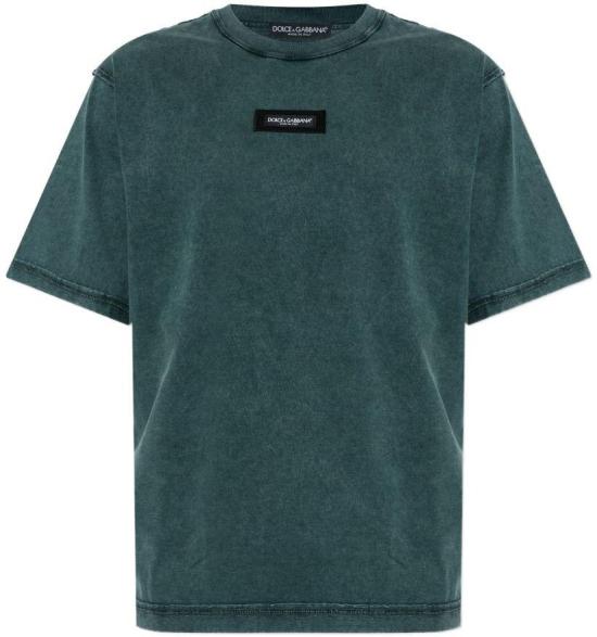26SS 돌체앤가바나 반팔 티셔츠 G8RI4TG7P1OV0707 GREEN