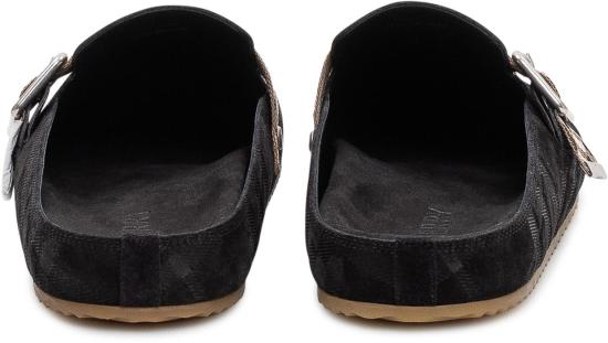 26SS 버버리 체크 스웨이드 얼친 클로그 8113394A1189 BLACK - BURBERRY