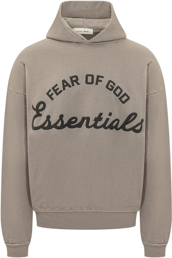 26SS 피어오브갓 후드 티셔츠 192SP264463FSEAL TAUPE