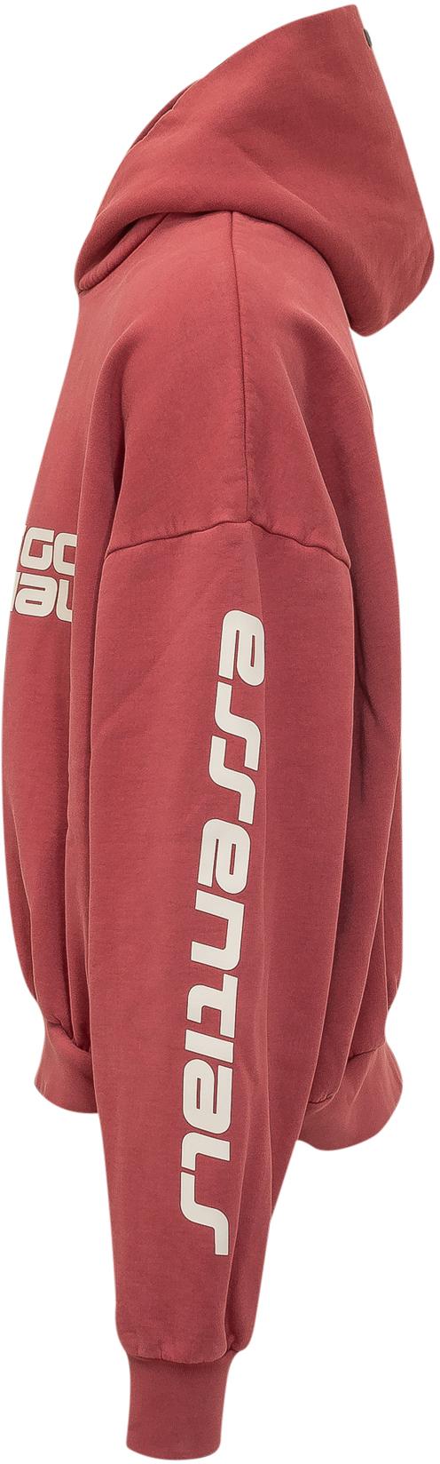 26SS 피어오브갓 후드 티셔츠 192HO256901FCRIMSON RED - FEAR OF GOD