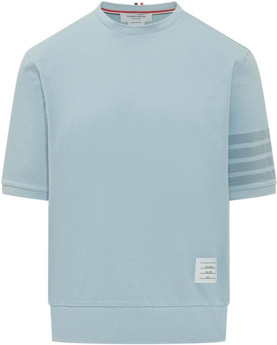 26SS 톰브라운 코튼 저지 4바 티 MJS303AJ0253480 LICHTBLUE