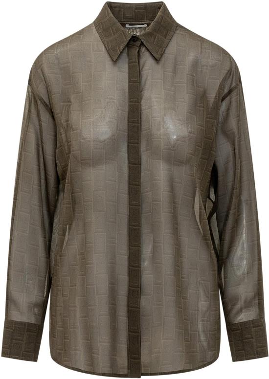 살바토레 페라가모 블라우스 13G356777868 TAUPE