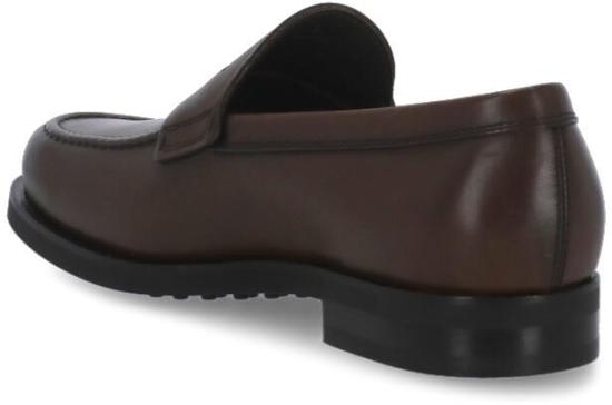 25FW 토즈 스탬프 모노그램 스웨이드 로퍼 XXM0ZF0Q920D9CS801 BROWN - TODS