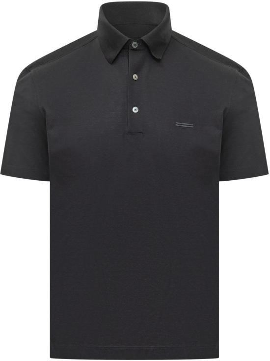 26SS 에르메네질도제냐 폴로 티셔츠 UH348A3H794B09 DONKERGREY
