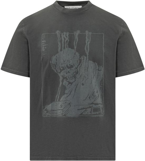 26SS 아워레가시 박스 티셔츠 앵그리 팬 메일 프린트 M2266BAANGRYFAN DONKERGREY