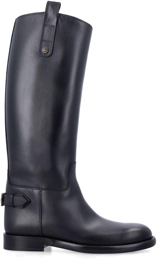 25FW 버버리 레더 카발리에 부츠 8114385 BLACK