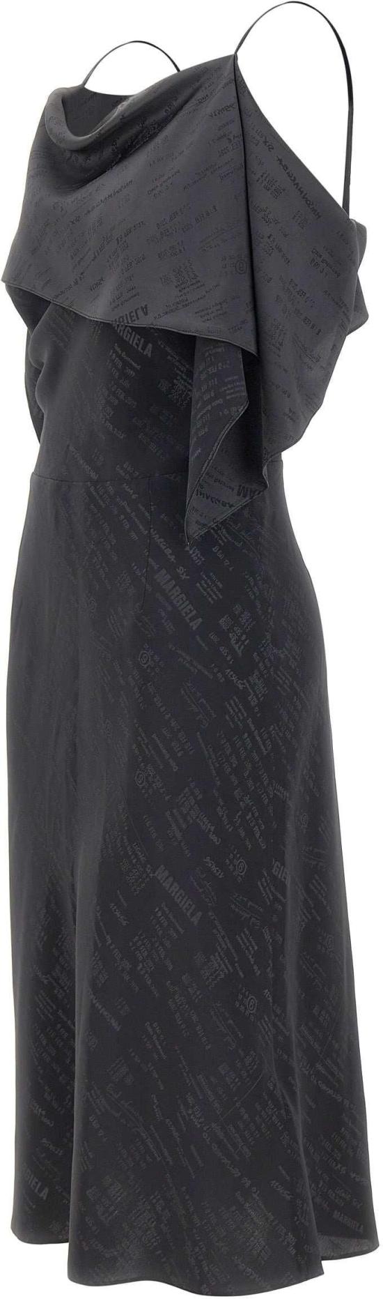 26SS MM6 메종마르지엘라 미디 원피스 S52DD0082M35737002J BLACK - MM6 MAISON MARGIELA