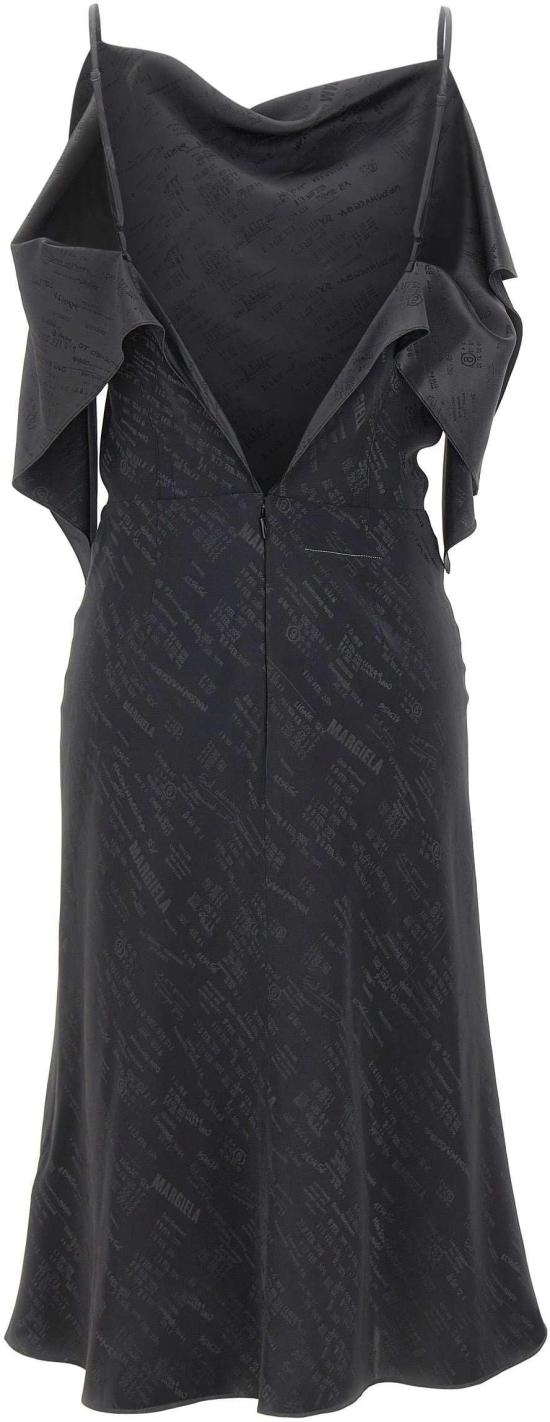 26SS MM6 메종마르지엘라 미디 원피스 S52DD0082M35737002J BLACK - MM6 MAISON MARGIELA