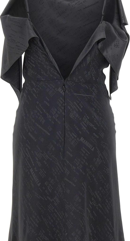 26SS MM6 메종마르지엘라 미디 원피스 S52DD0082M35737002J BLACK - MM6 MAISON MARGIELA