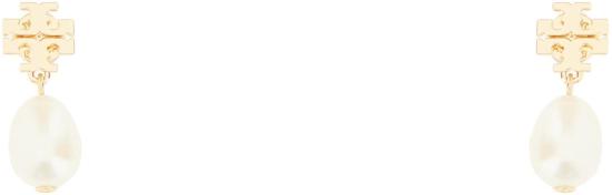 26SS 토리버치 Kira 펄 드랍 이어링 65156709 METALLIC