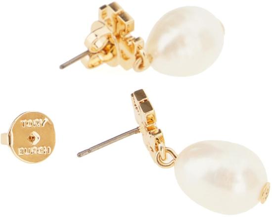 26SS 토리버치 Kira 펄 드랍 이어링 65156709 METALLIC - TORY BURCH