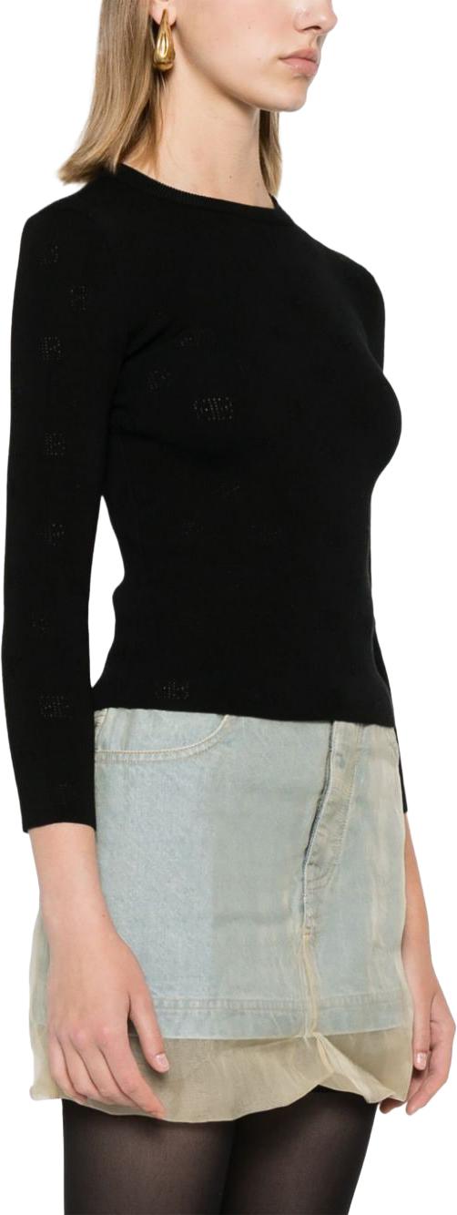 25SS 발렌시아가 스웨터 793613T52151000 BLACK - BALENCIAGA