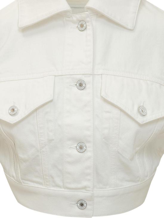 26SS 지방시 데님 자켓 BW00US516T130 WHITE - GIVENCHY