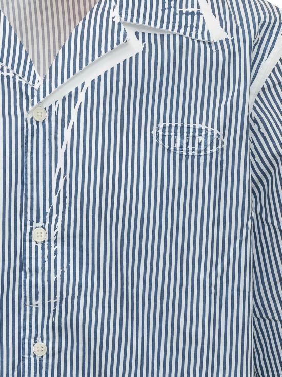 26SS 디젤 반팔 셔츠 A202090QMBZ8EK LICHTBLUE - DIESEL