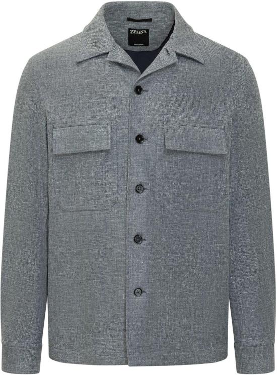 26SS 에르메네질도제냐 긴팔 셔츠 UHV22A3SOT6BB07 GREY