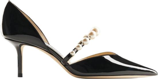 26FW 지미추 힐/펌프스 AURELIE65XKMBLACKWHITE