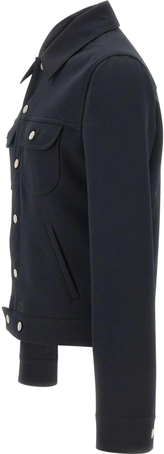 26SS 쿠레쥬 자켓 VESCBL024PL0007BLACK - COURREGES