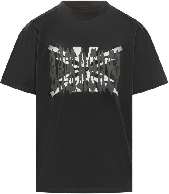 26SS 44레이블 반팔 티셔츠 B0030556FA724P772 BLACK