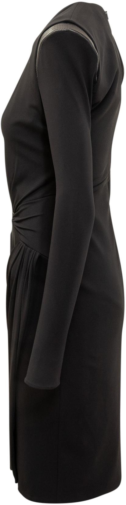 25FW 베르사체 미디 원피스 10216231A144751B000 BLACK - VERSACE
