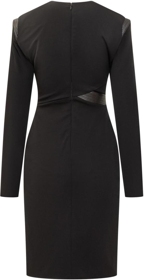 25FW 베르사체 미디 원피스 10216231A144751B000 BLACK - VERSACE