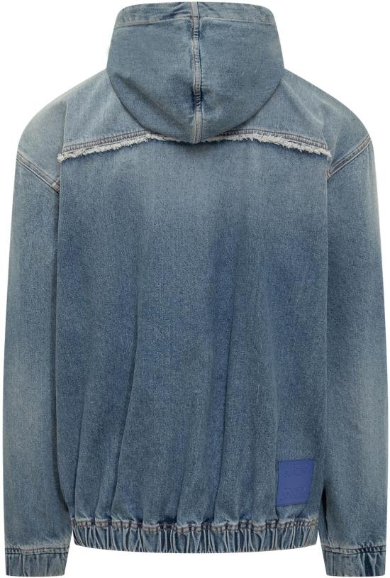  마르셀로 불론 데님 자켓 CMYE01CS24DEN0013400 BLUE - MARCELO BURLON