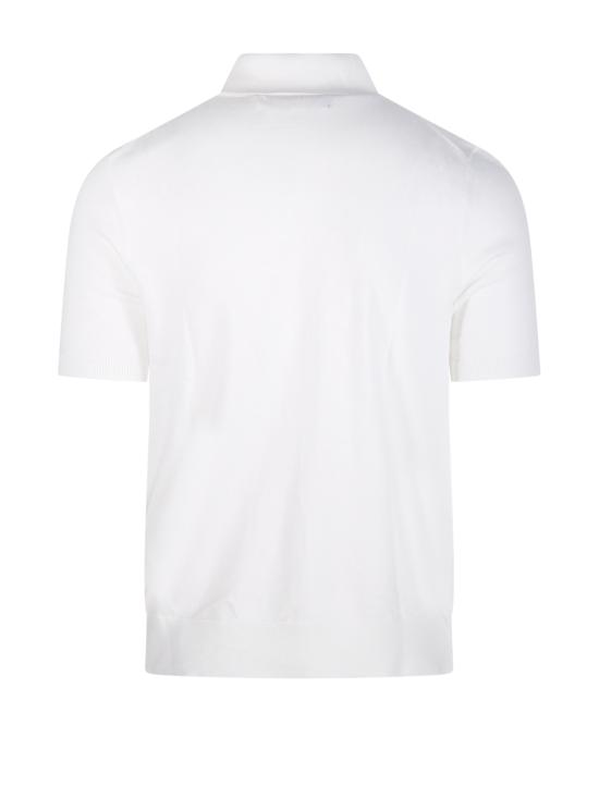 26SS 랄프 로렌 폴로 티셔츠 710980682005 DECKWASH WHITE W NAVY PP - RALPH LAUREN