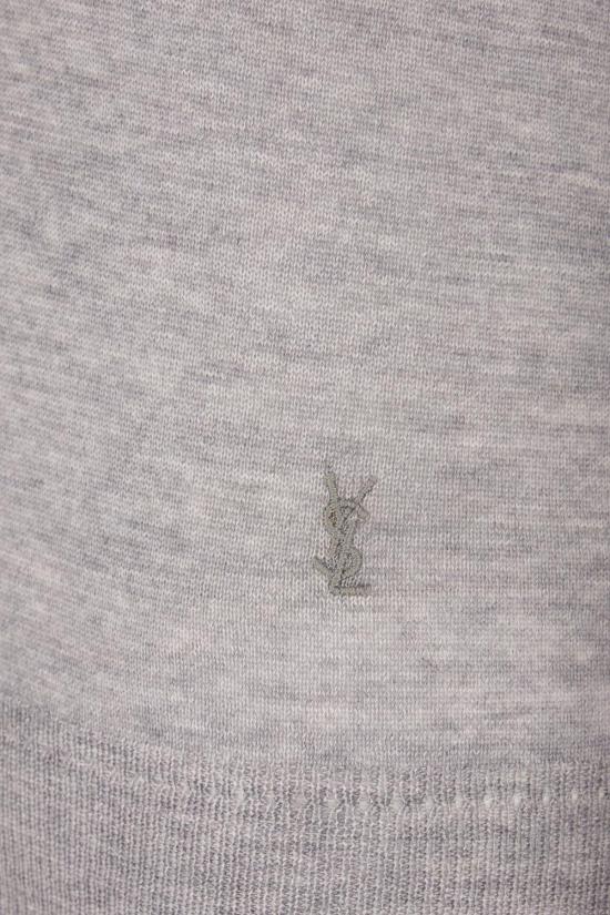  생로랑 카산드라 터틀넥 스웨터 800713Y76HF1160 GREY - SAINT LAURENT