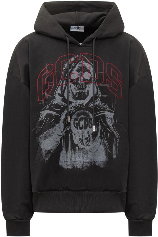 25FW 지씨디에스 후드 티셔츠 B2CM1907JE799 BLACK