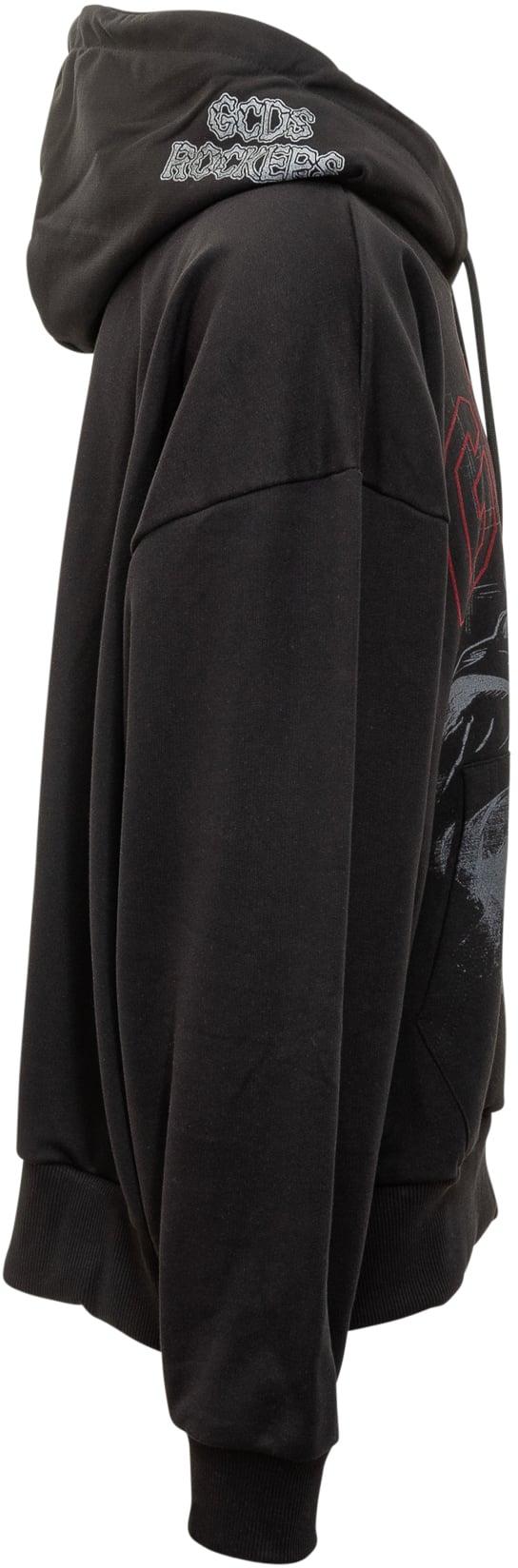 25FW 지씨디에스 후드 티셔츠 B2CM1907JE799 BLACK - GCDS