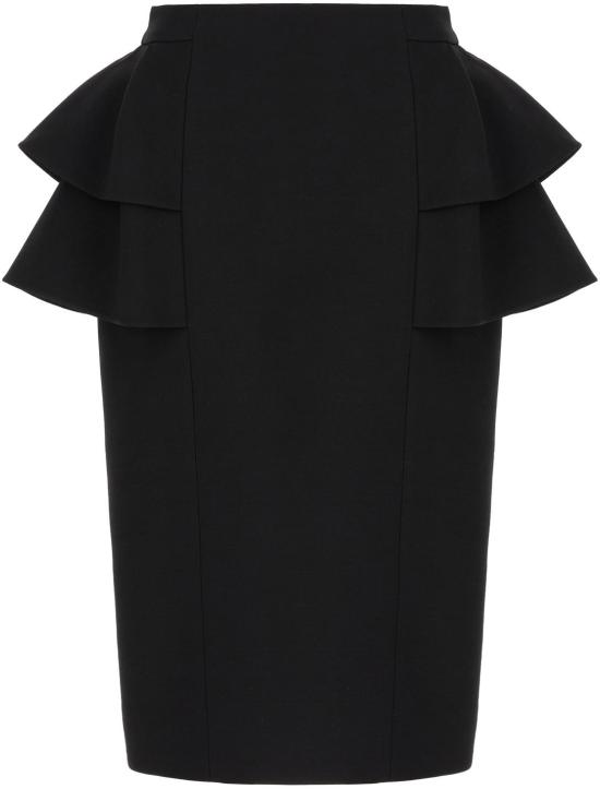 25FW 발렌티노 가라바니 미디 스커트 7B3RADJ51CF0NO BLACK