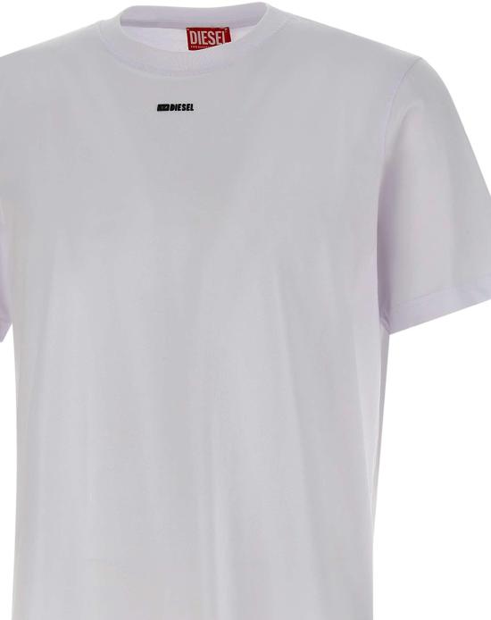 26SS 디젤 반팔 티셔츠 A216540NIAX100 WHITE - DIESEL