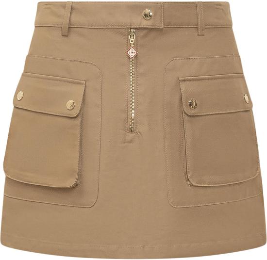 26SS 카사블랑카 숏 스커트 WSS26SK20702 BEIGE