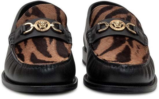 25FW 베르사체 로퍼 10135921A158272B07V BLACK - VERSACE