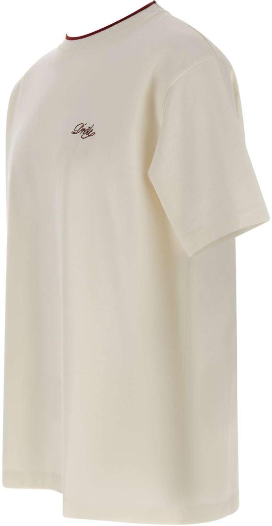 26SS 드롤드무슈 반팔 티셔츠 KTS318CO248OW WHITE - DROLE DE MONSIEUR