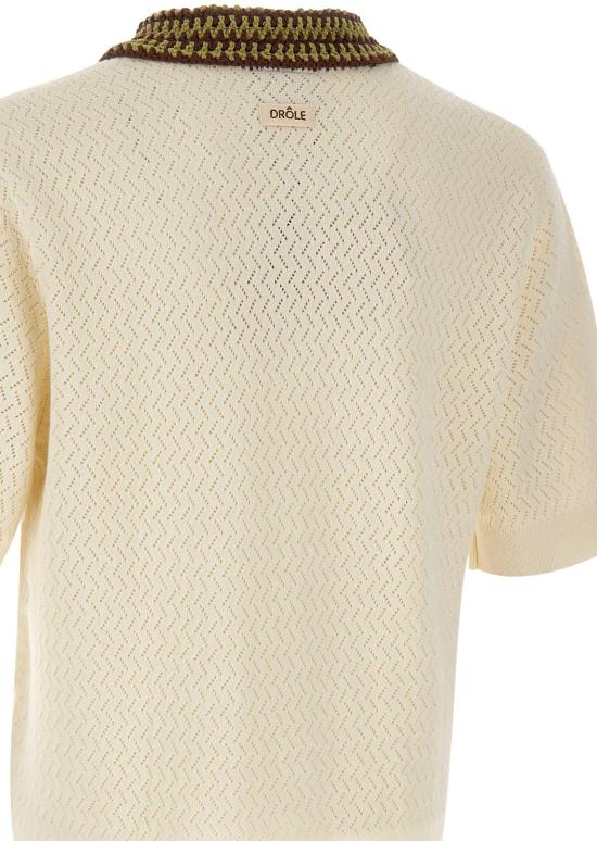 26SS 드롤드무슈 폴로 티셔츠 3667430024500 WHITE - DROLE DE MONSIEUR