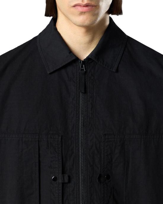 26SS 스톤 아일랜드 긴팔 셔츠 1200005S0298V0029 BLACK - STONE ISLAND